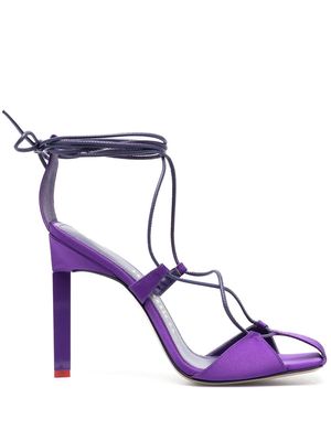 The Attico Adele 105mm sandals - Purple