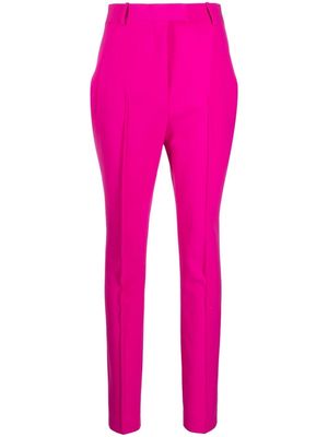 The Attico Berry high-waisted tailored trousers - Pink