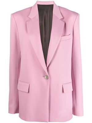 The Attico Bianca single-breasted blazer - Pink