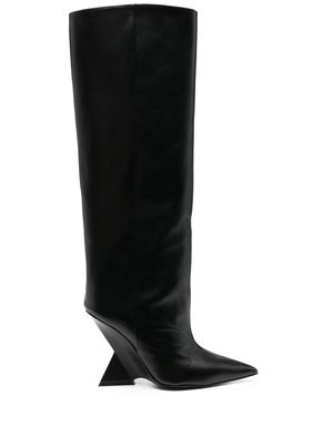 The Attico Cheope knee-high 105mm boots - Black