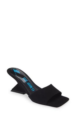 The Attico Cheope Slide Sandal in Black
