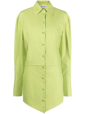 The Attico cotton shirt dress - Green