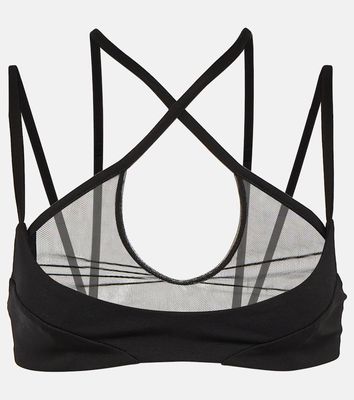 The Attico Crossed straps bra