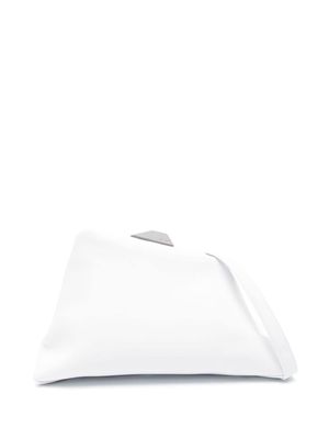 The Attico Day Off leather shoulder bag - White