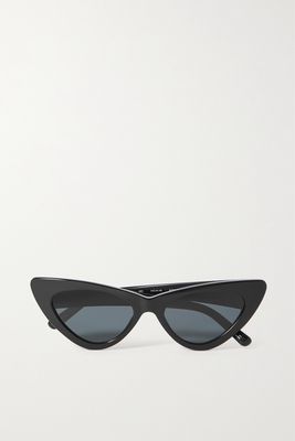 The Attico - Dora Cat-eye Acetate Sunglasses - Black