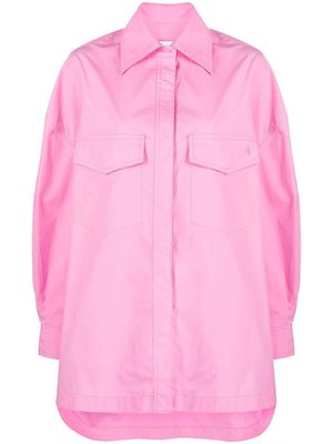 The Attico Elaine buttoned overshirt - Pink