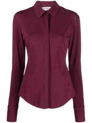 The Attico Elton concealed-fastening shirt - Purple