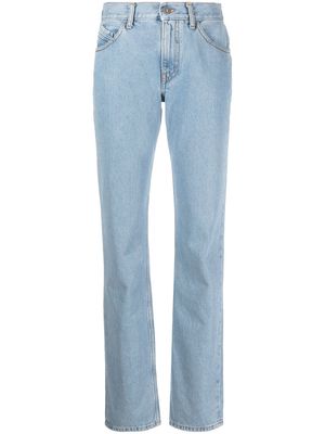 The Attico high-rise slim-fit jeans - Blue