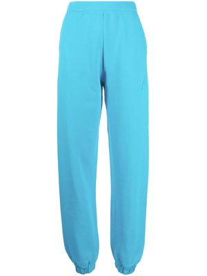 The Attico high-waisted track pants - Blue