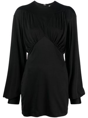 The Attico Judy split-sleeve minidress - Black