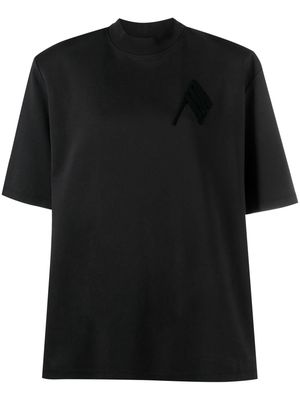 The Attico Kilie cotton T-shirt - Black
