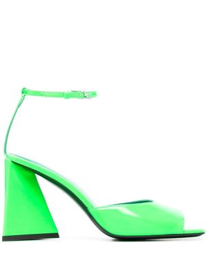 The Attico Piper 85mm sandals - Green
