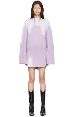 The Attico Purple Palmer Minidress