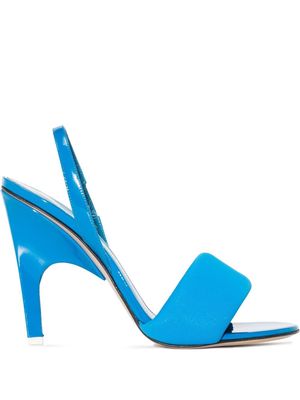 The Attico Rem 105mm slingback sandals - 014 BLUE