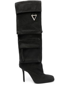 The Attico Sienna 105mm stiletto boots - Black