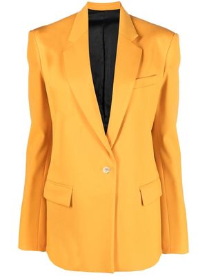 The Attico single-breasted blazer - Yellow