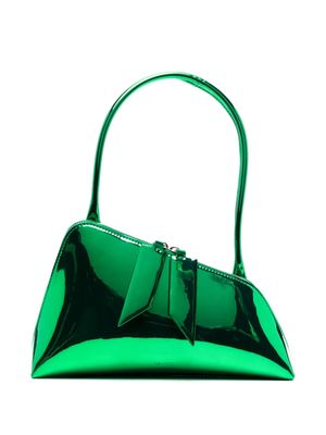 The Attico Sunrise faux-leather shoulder bag - Green