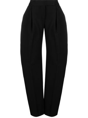 The Attico tailored wide-leg trousers - Black