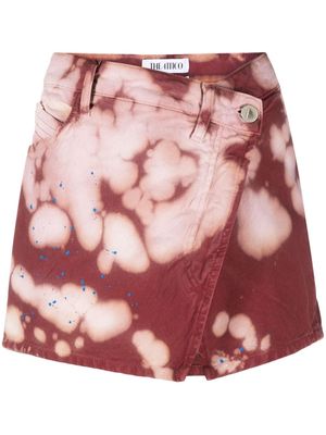 The Attico tie-dye miniskirt - Pink