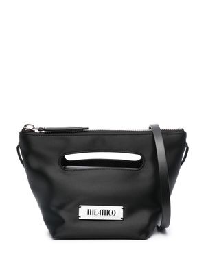 The Attico Via Del Giardini satin crossbody bag - Black