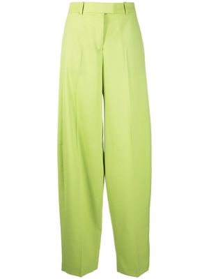 The Attico wide-leg tailored trousers - Green