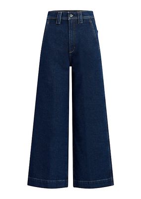 The Avery Wide-Leg Ankle Jeans