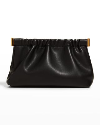 The Bar Micro Faux-Leather Clutch Bag