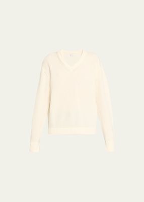 The Blythe Wool & Cashmere V-Neck Sweater