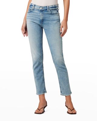 The Bobby Cropped Mid-Rise Boyfriend Jeans