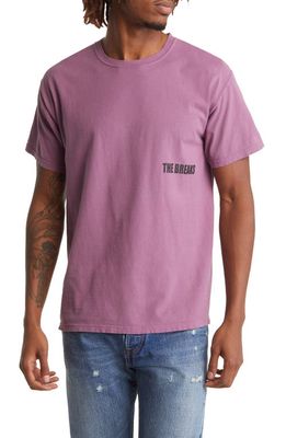 THE BREAKS Bloom Cotton Graphic Tee in Berry