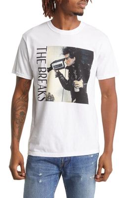 THE BREAKS Yes I'm A Director Cotton Graphic Tee in White
