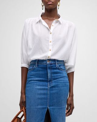 The Breeze Button-Front Top