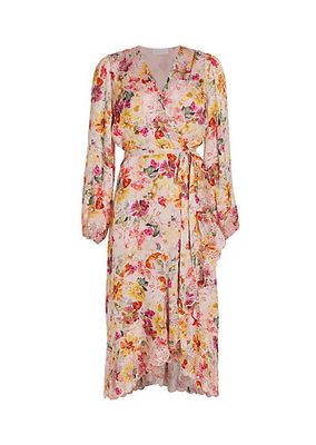 The Charlotte Floral Embroidered Midi-Dress