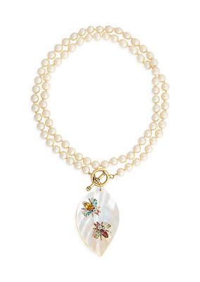The Cloisters 24K-Gold-Plated & Multi-Stone Pendant Necklace