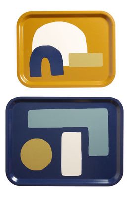 The Conran Shop Abstract Shapes Set of 2 Trays