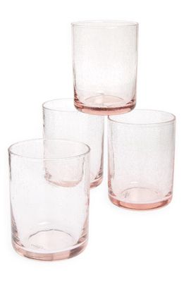 The Conran Shop Bubble Set of 2 Glass Tumblers in Pink