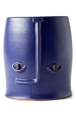 The Conran Shop Face Vase in Blue