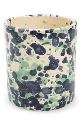 The Conran Shop Splatter Stoneware Plant Pot in Navy