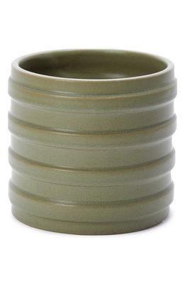 The Conran Shop Stripe Stoneware Pot in Green
