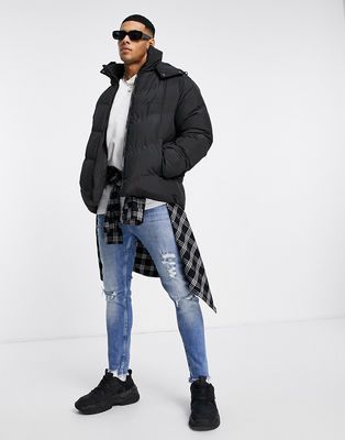 The Couture Club essential puffer jacket in black