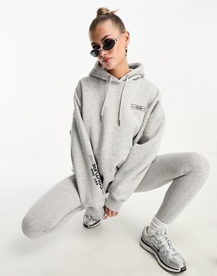 The Couture Club logo hoodie in gray