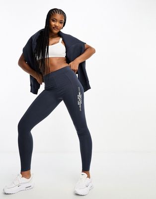 The Couture Club side logo leggings in navy - part of a set