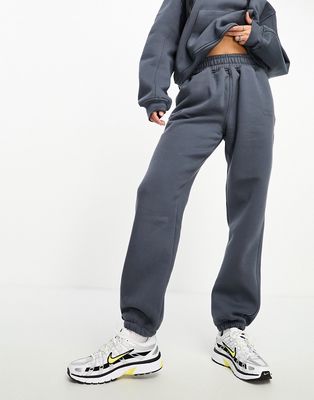 The Couture Club tonal logo oversized sweatpants in gray