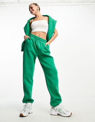 The Couture Club tonal logo oversized sweatpants in green