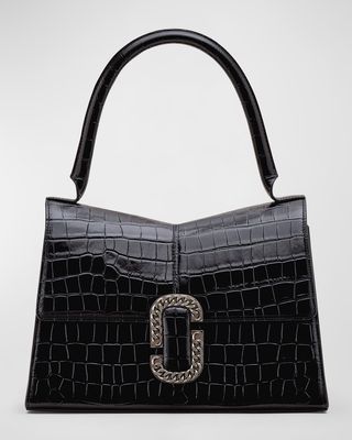 The Croc-embossed St. Marc Large Top Handle