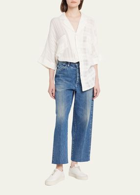 The Crop Jean Trousers