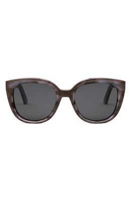 The DiorMidnight R1I 54mm Butterfly Sunglasses in Havana/Other /Smoke