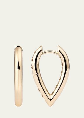 The Drop Link Earrings, Small, in Yellow Gold