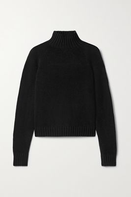 The Elder Statesman - Cashmere Turtleneck Sweater - Black