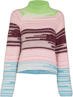 The Elder Statesman marl-knit jumper - Pink